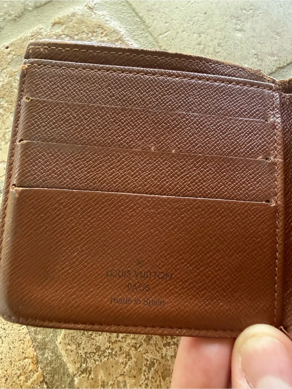 Louis Vuitton Monogram Canvas Wallet - Dark Brown & Gold Monogram